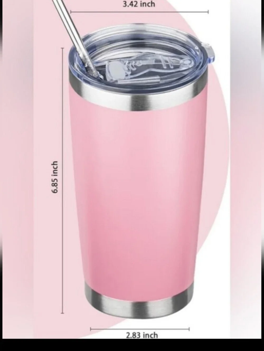 "The Real ModSquad Of Poshmark" 20oz Tumbler w/ Lid & Straw- Pick 1 - Picture 9 of 12